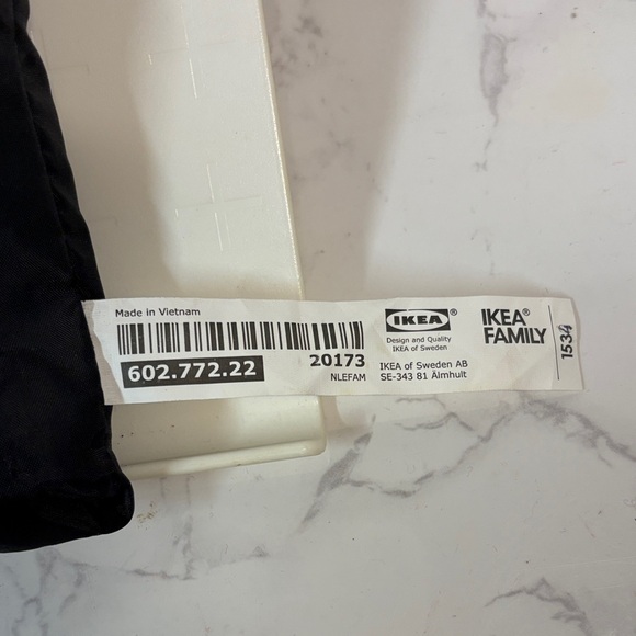 IKEA. Knalla Black Foldable Lightweight Duffel Bag, NWT - Picture 3 of 6